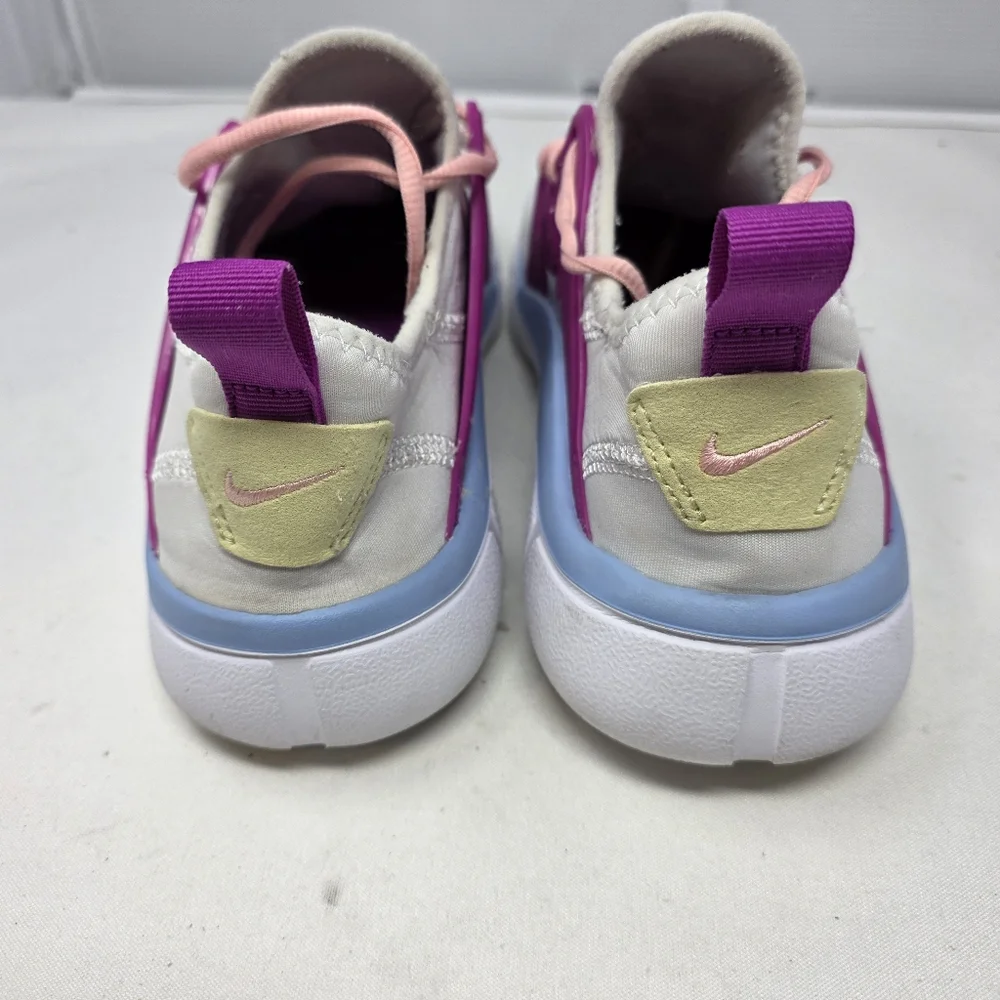 Nike Acalme Women's Size 9.5 White Purple‎ Blue Athletic Shoes AQ7459-101 *Read*
